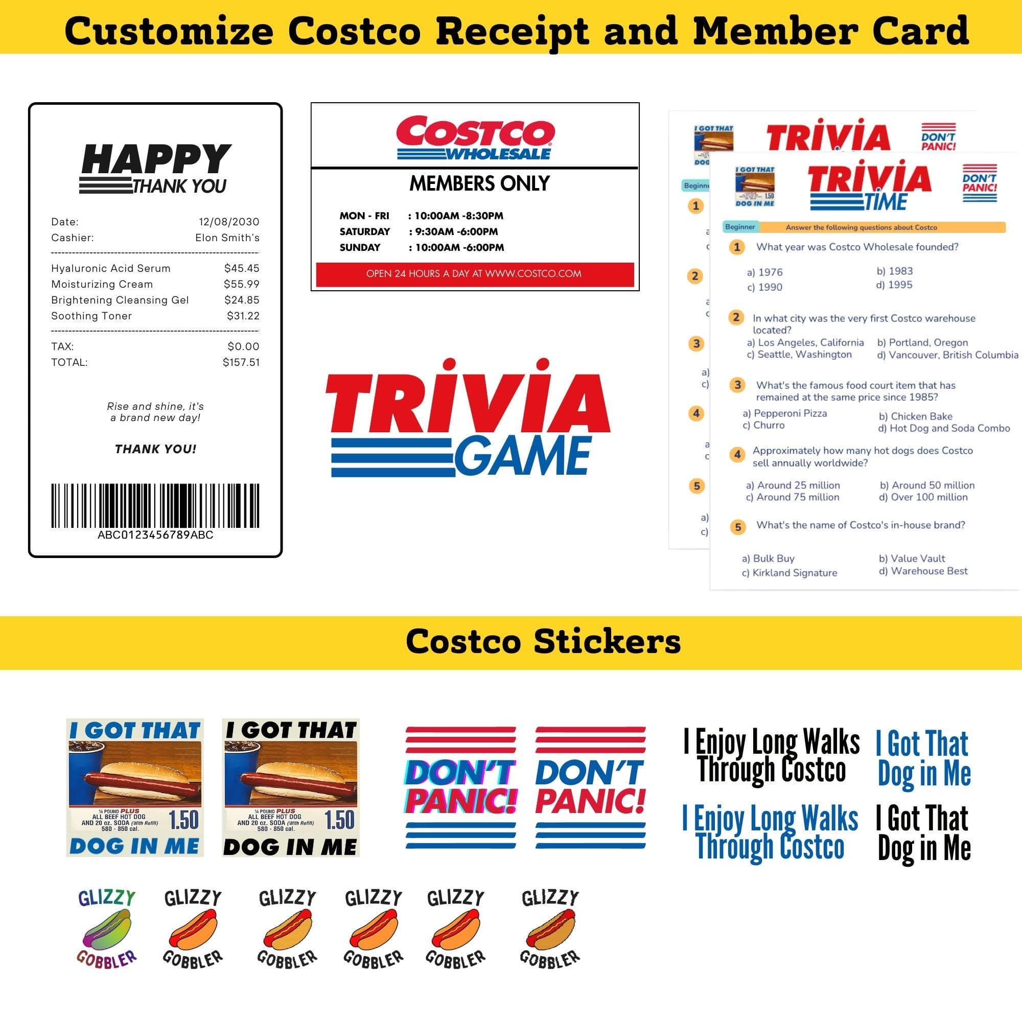 Costco Halloween Party Pack: Printable Decorations & Games (PDF Download - view 10