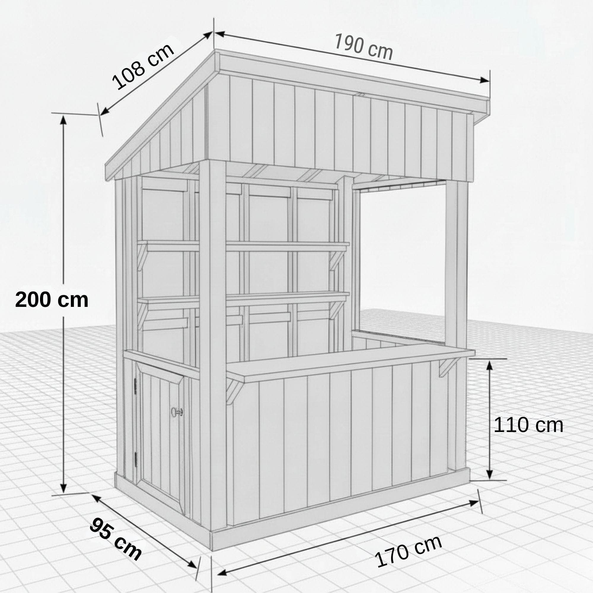 Farm Stand DIY Plans | Roadside Plant, Flower, Fruit Stand | Portable Egg, Vegetable Cart | Bakery, Sourdough Display | Farmer's Market - view 5