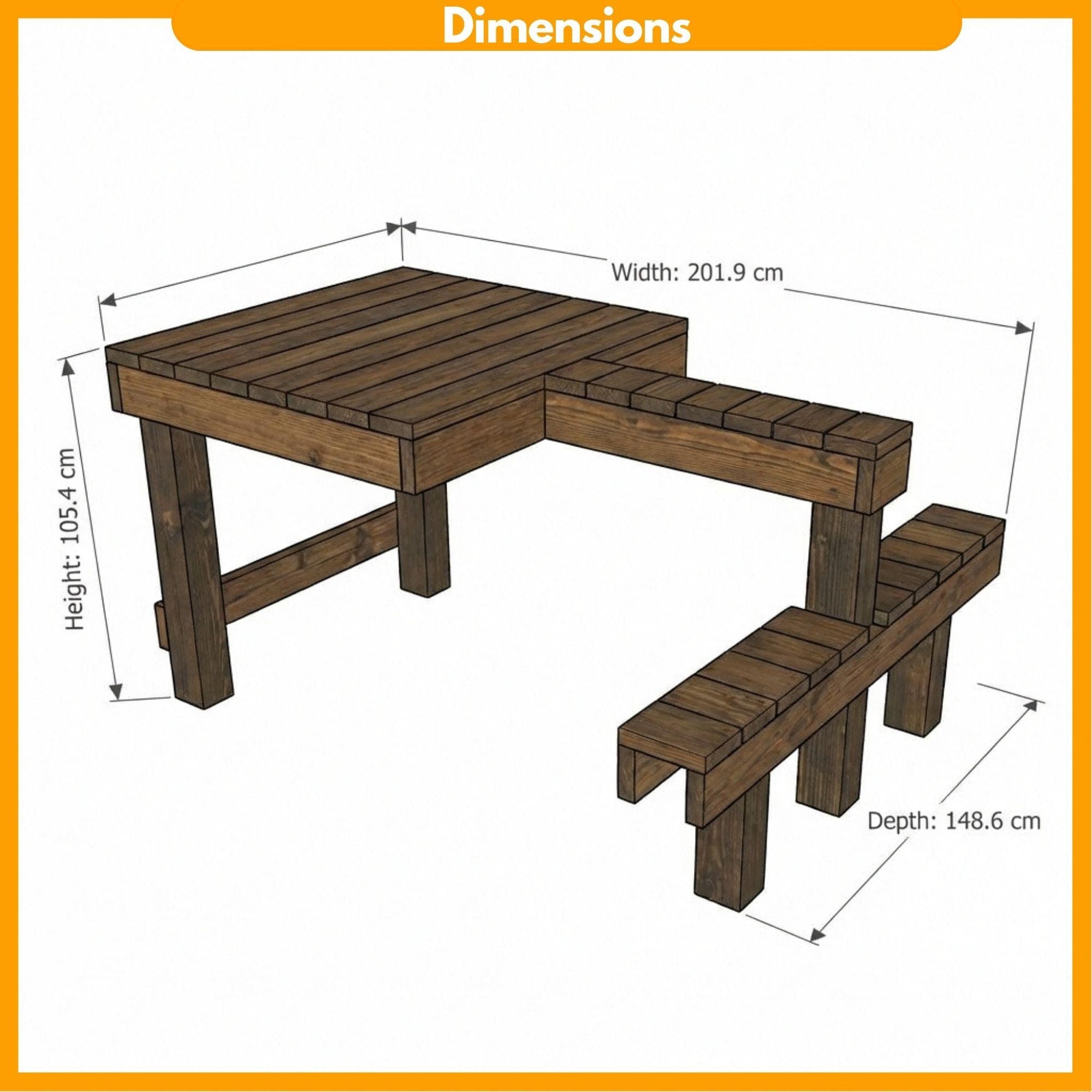 DIY Shooting Bench Plans | Wood Rifle Shooting Table PDF | Shooters Bench Blueprint | Shooting Range Table Build | Hunting Stand - view 2