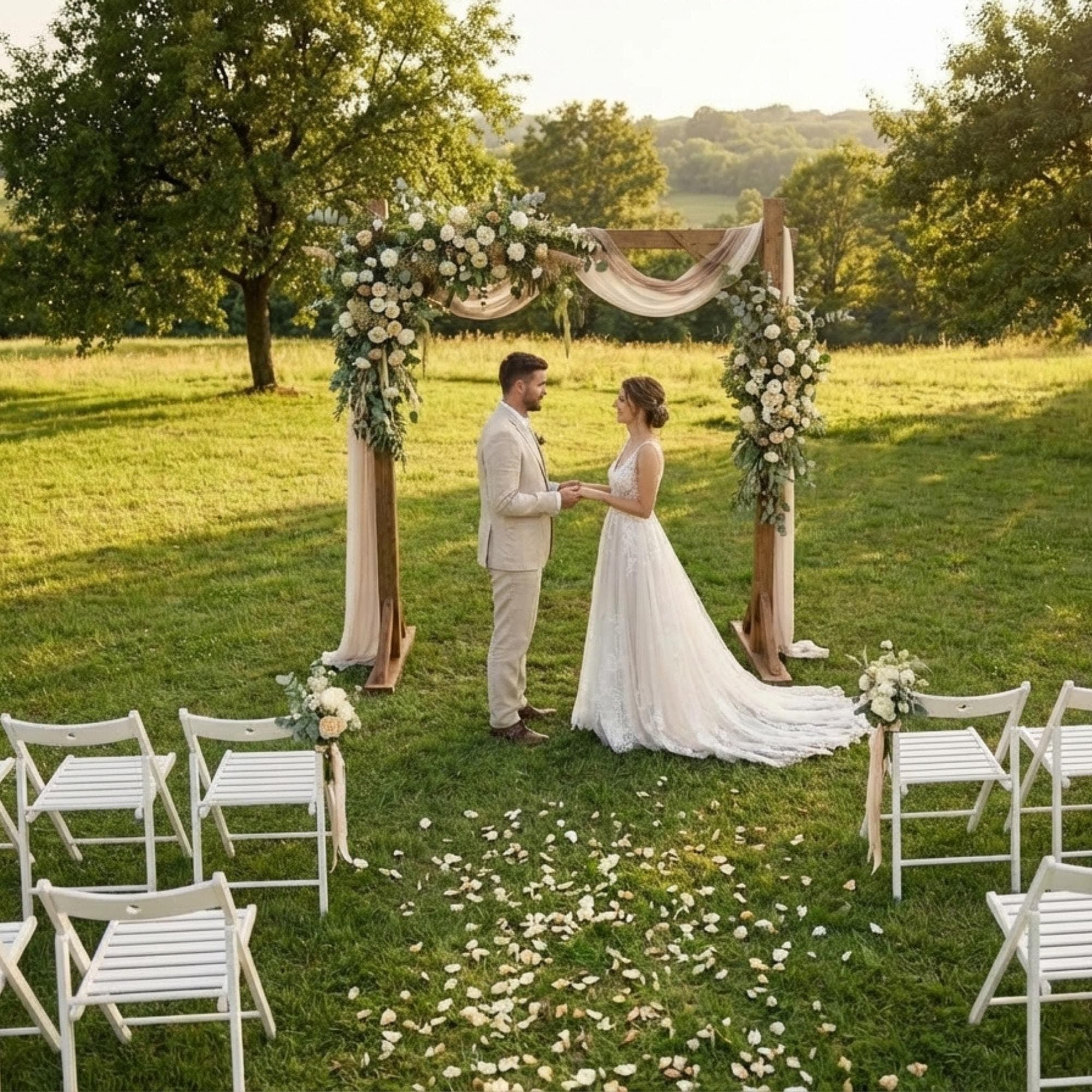 DIY Square Wedding Arch Plans PDF | Wooden Rustic Arbor Blueprint | Bridal Shower Photo Backdrop | Outdoor Ceremony Woodworking Guide - view 6