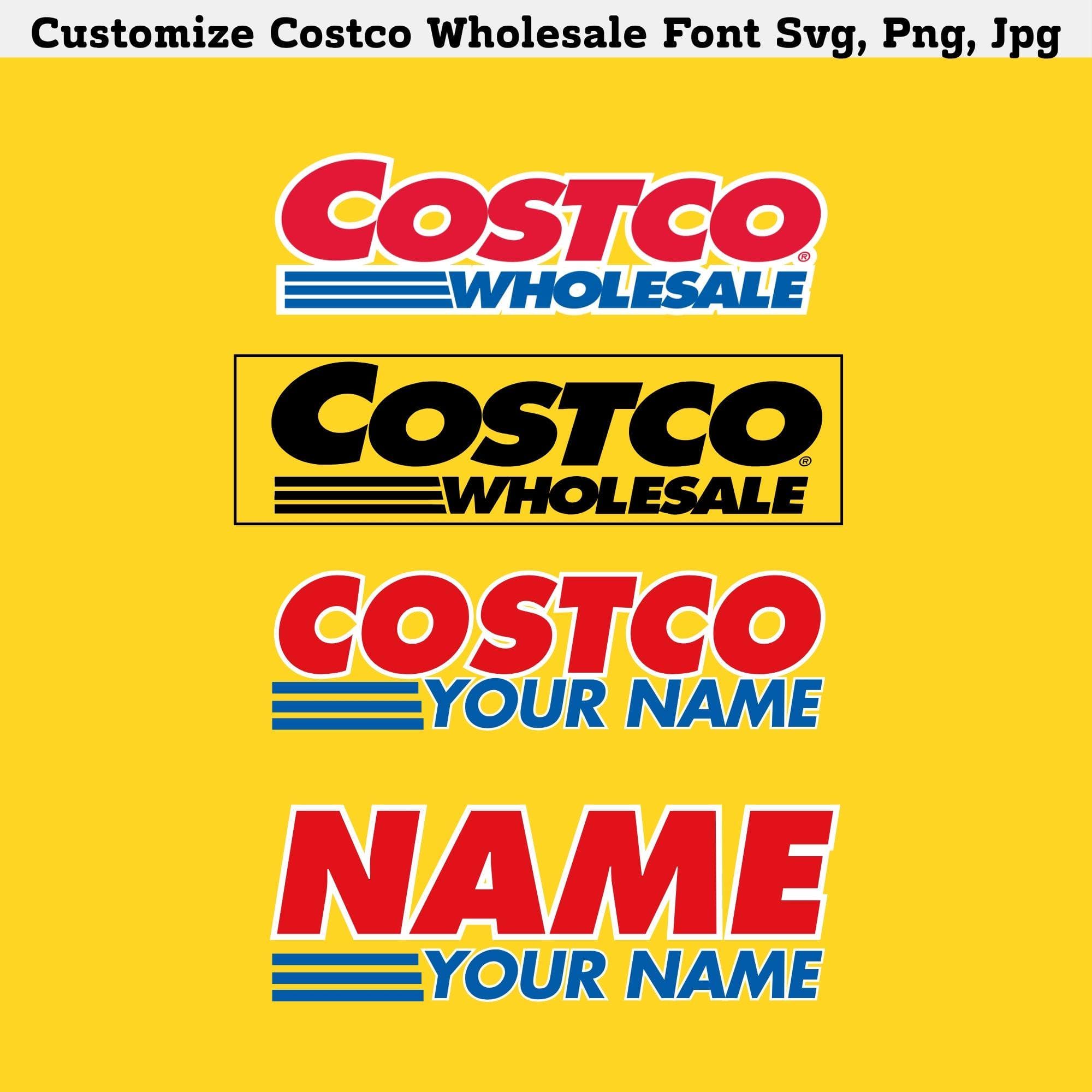 Customizable Costco Font SVG Pack, PNG, JPG (Digital Download) - view 2