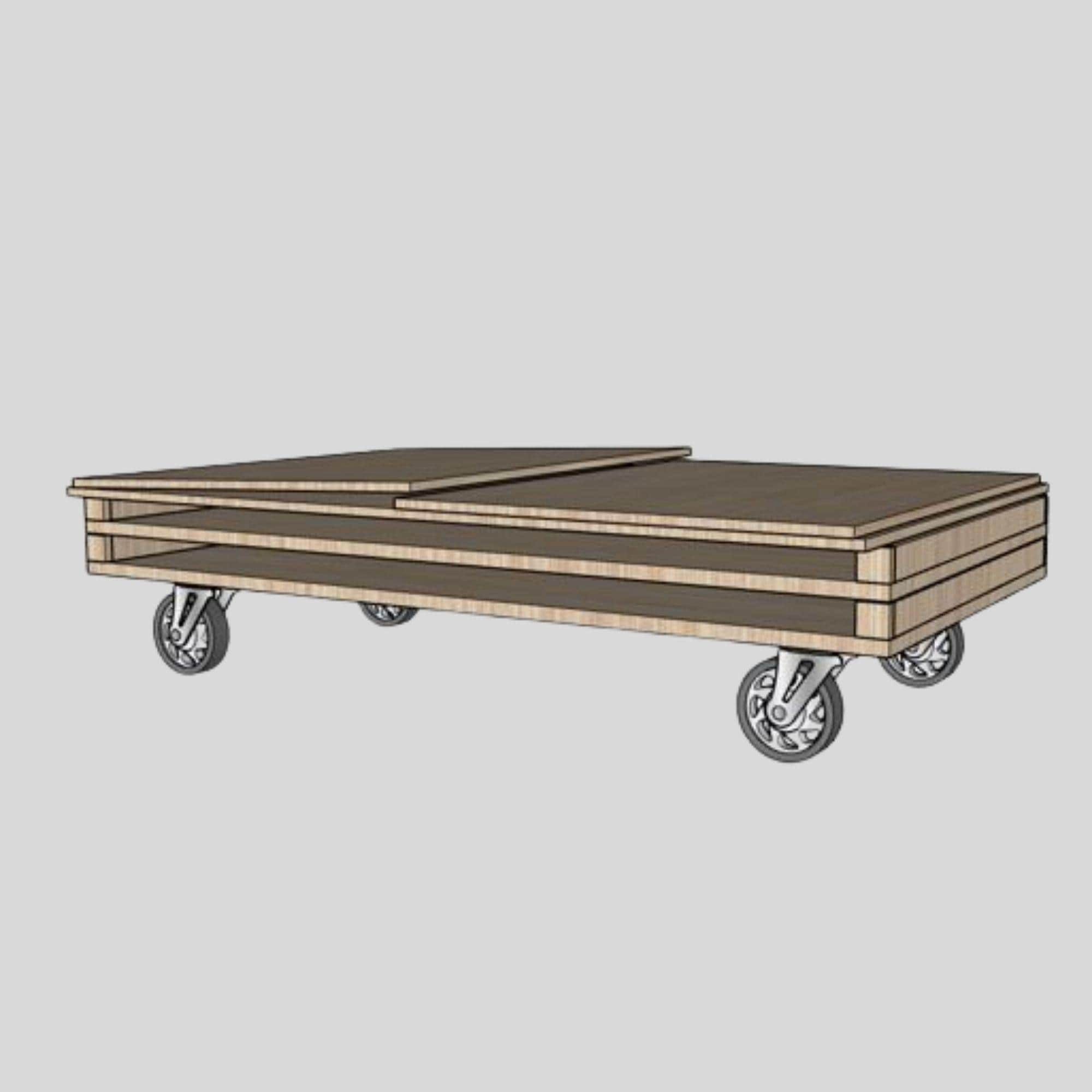 DIY Mobile Snack Bar Cart | Charcuterie Cart on Wheels | Small Foldable Vendor Cart | Refrigerated Charcuterie Cart - view 6
